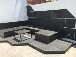 Pavimento de pizarra, diseño personalizado de Contemporánea