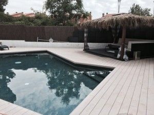 Pérgola de tipo étnico, de Contemporánea, una buena protección para el sol