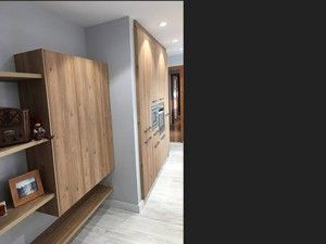 Reforma de cocina de madera Barcelona - Contemporánea