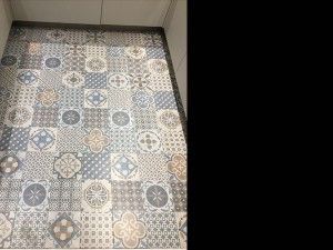 Reforma integral de un piso en Barcelona realizada por Contemporánea - pavimento porcelánico