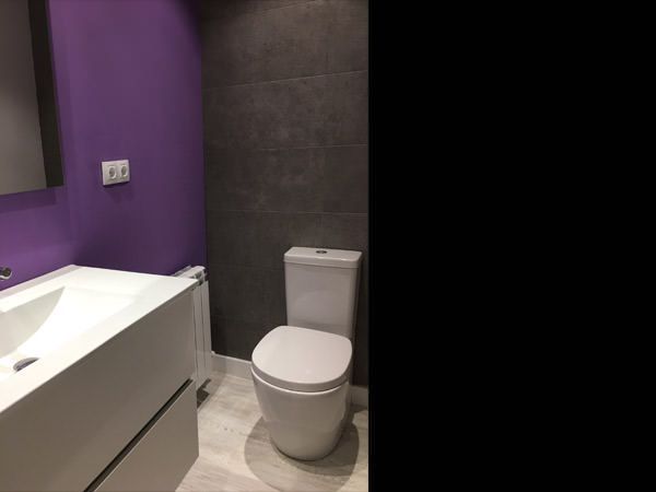 Reforma integral de un piso en Barcelona realizada por Contemporánea - baño en suite