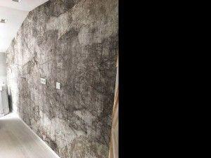 Hornacina decorativa y baño en suite de una reforma en Argentona