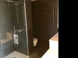 Reforma parcial en parets baño en suite - reformas Granollers