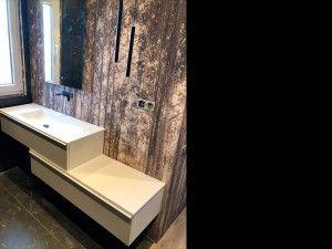 Reforma parcial en parets baño en suite - reformas Granollers