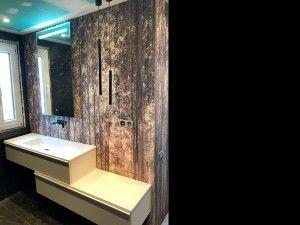 Reforma parcial en parets baño en suite - reformas Granollers
