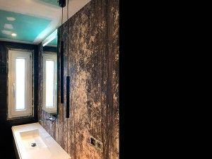 Reforma parcial en parets baño en suite - reformas Granollers
