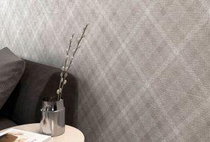 Azulejos textiles Newker efecto papel pintado en tu reforma en Barcelona - Contemporánea