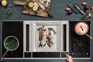 Zona de teppanyaki en tu reforma de cocina - Contemporánea byNeff