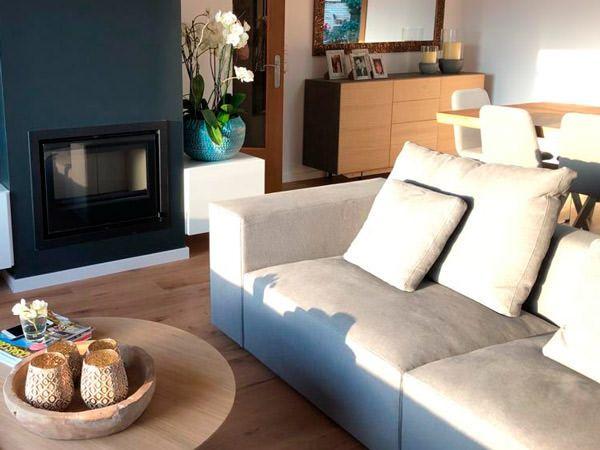 Reforma de salón comedor en Llerona - Contemporánea