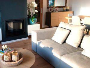 Reforma de salón comedor en Llerona - Contemporánea