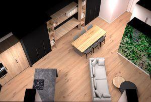 Reforma integral renders Contemporánea