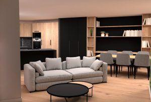 Reforma integral renders Contemporánea