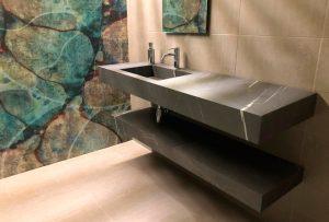 Lavabo personalizado una reforma de baño a medida - Contemporánea