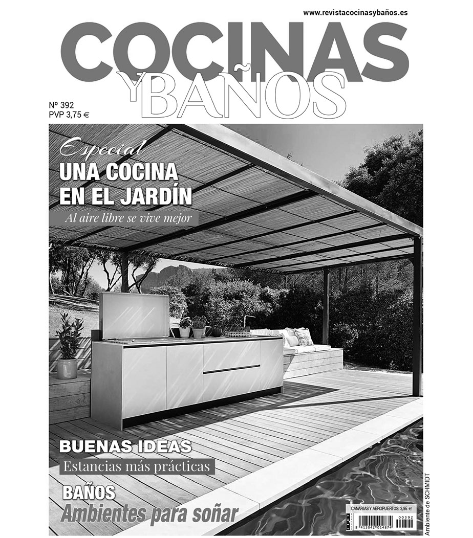 Portada revista Cocinas y baños. Contemporanea, arquitectura e interiorismo, arquitectos Granollers
