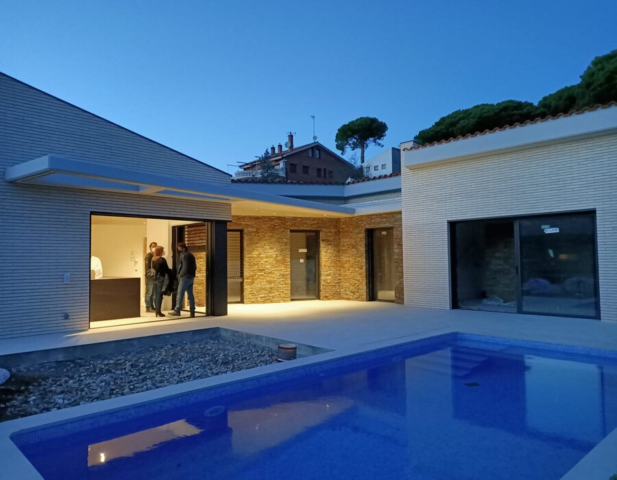 Obra nueva vivienda unifamiliar, arquitectos Granollers